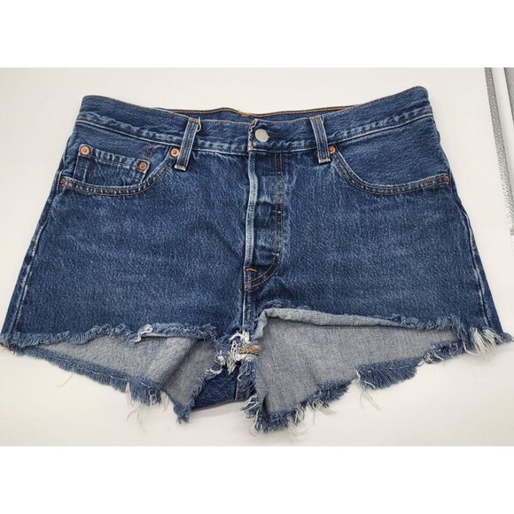Levi's Pants - Levi's 501 Cut Off Shorts Womens 29 Denim Classic Button Fly Cowgirl Western
